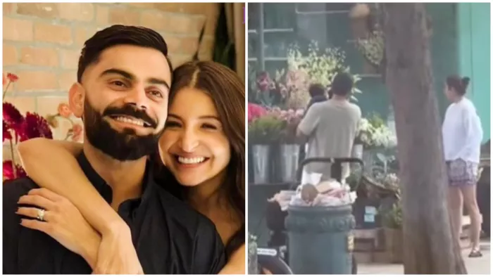 लंदन से वायरल हुआ बेटे संग विराट- अनुष्का का वीडियो, (X Image)