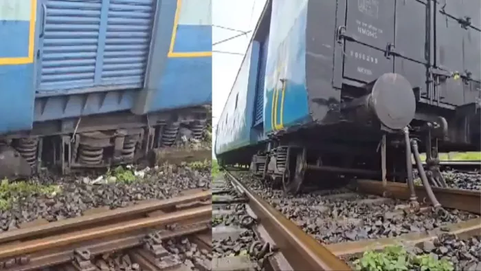 गुजरात में वलसाड और सूरत स्टेशन के बीच शुक्रवार को मालगाड़ी का एक डिब्बा पटरी से उतर गया। (फाइल फोटो)