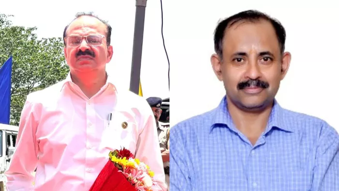 आइइएफएस अधिकारी अमिताभ गौतम और संजय सूद।