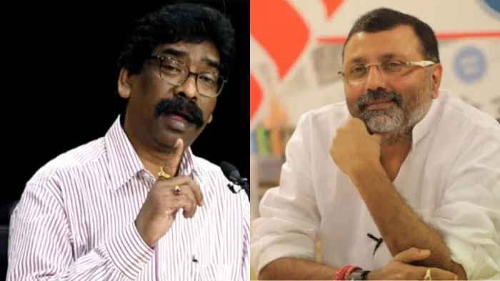 Hemant Soren vs Nishikant Dubey: मुख्यमंत्री हेमंत सोरेन और भाजपा सांसद निशिकांत दुबे का फाइल फोटो।