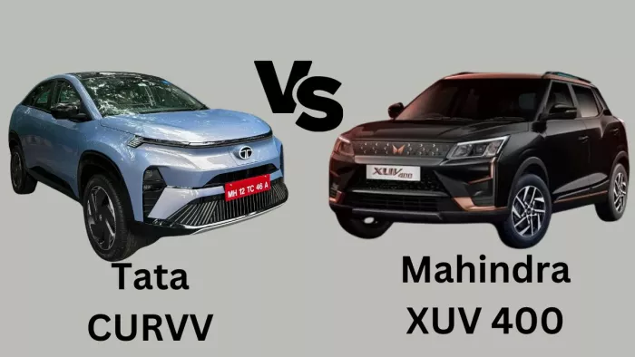 Tata Curvv EV और Mahindra XUV 400 में से कौन है बेहतर। जानें डिटेल।