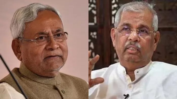 बिहार CM नीतीश कुमार और राज्यपाल राजेन्द्र विश्वनाथ आर्लेकर। (फाइल फोटो)