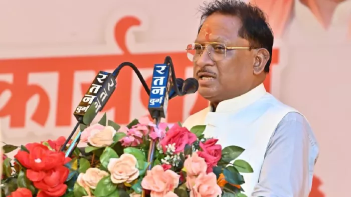 छत्तीसगढ़ के मुख्यमंत्री विष्णुदेव साय। फाइल फोटो
