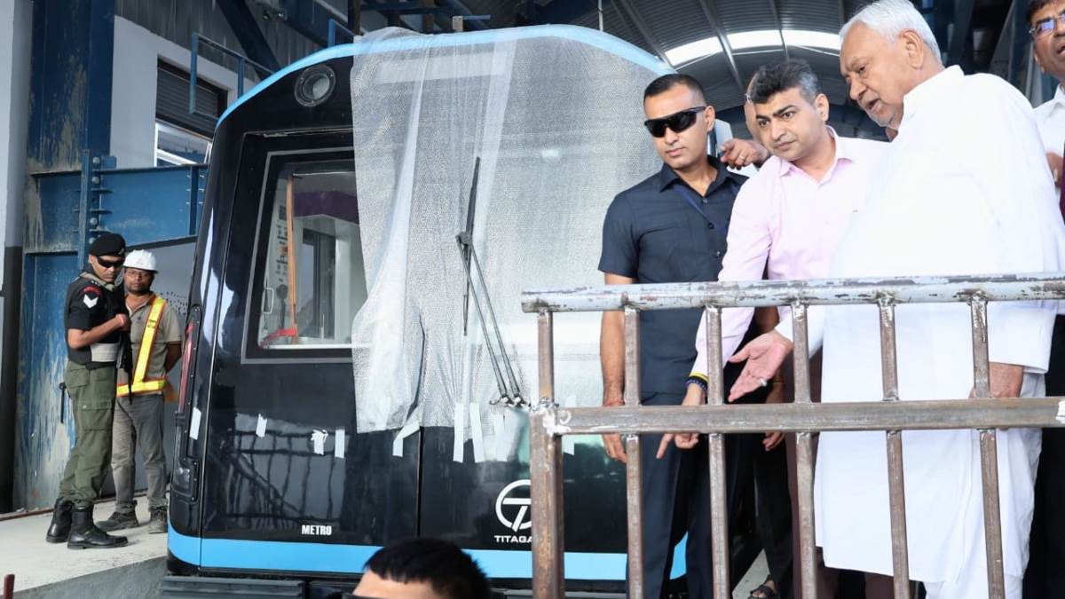 patna metro rail project cm nitish kumar inspects progress