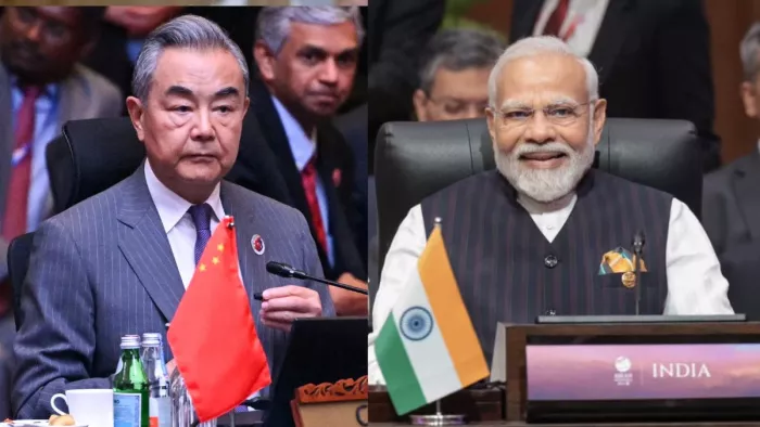 प्रधानमंत्री नरेंद्र मोदी ने मंगलवार को चीन के विदेश मंत्री वांग यी से मुलाकात की। (फोटो सोर्स: रॉयटर्स)