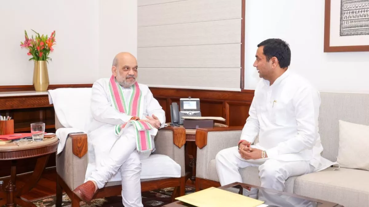 गृहमंत्री अमित शाह से मिले सोमेंद्र तोमर, इन मुद्दों पर हुई बात