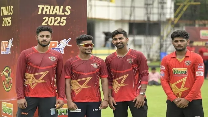 कानपुर सुपरस्टार्स क्रिकेट टीम में शामिल खिलाड़ी।