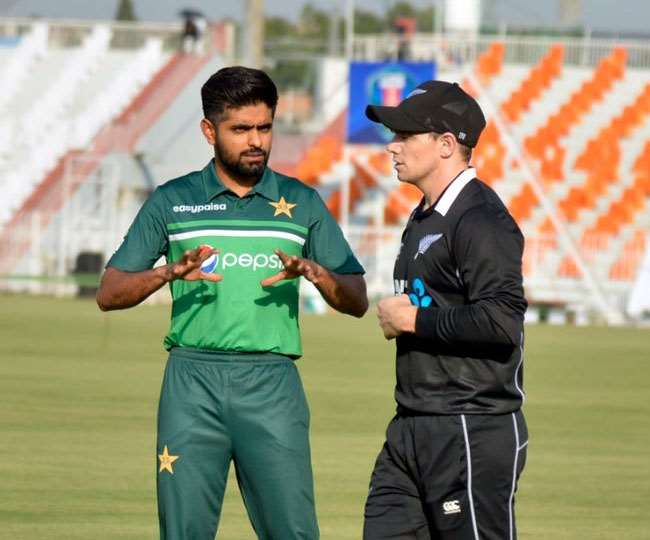 New Zealand vs Pakistan सीरीज रद हो गई थी (फोटो बाबर आजम ट्विटर)