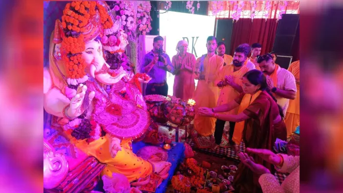 गणेश चतुर्दशी पर तीर्थ नगरी में प्रथम पूजनीय भगवान की प्रतिमा की गई स्थापित