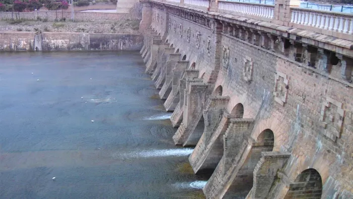 आगले 15 दिनों तक कृष्णा राजा सागर बांध से पानी छोड़ा जाएगा।(फोटो सोर्स: जागरण)