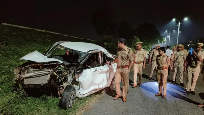 घटना स्थल का निरीक्षण करते एसपी डा.गौरव ग्रोवर। जागरण
