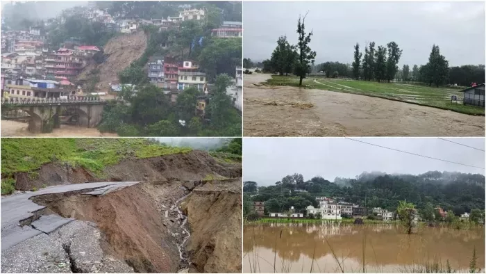 हिमाचल में तेज वर्षा के कारण कई जगहों पर जलभराव (फाइल फोटो)