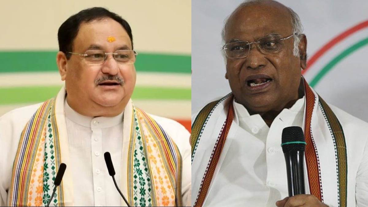 bjp congress letter war on rahul gandhi between jp nadda and mallikarjun kharge over pm modi controversial statement