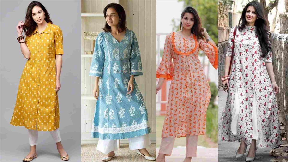 महिलाओं के दिलों पर राज कर बैठे लेटेस्ट ए लाइन कुर्ती सेट के खूबसूरत डिज़ाइन! एक झलक में ही कर दिया फ़िदा