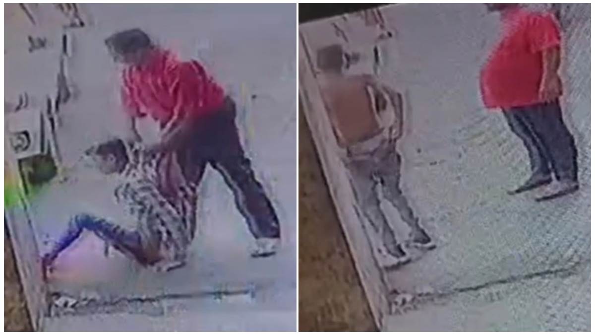 mp news retired officer brutally beaten disabled person for urinating in drain made him taking off clothes