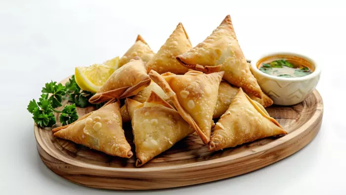 इस तरीके से बनाएं टेस्टी समोसा (Picture Courtesy: AI Photo/ Freepik)