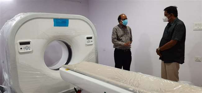 ct scan gift in varanasi kabirchaura hospital machine stalling work continues