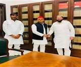 अखिलेश से मिलने जा पहुंचे शाहिद अखलाक।