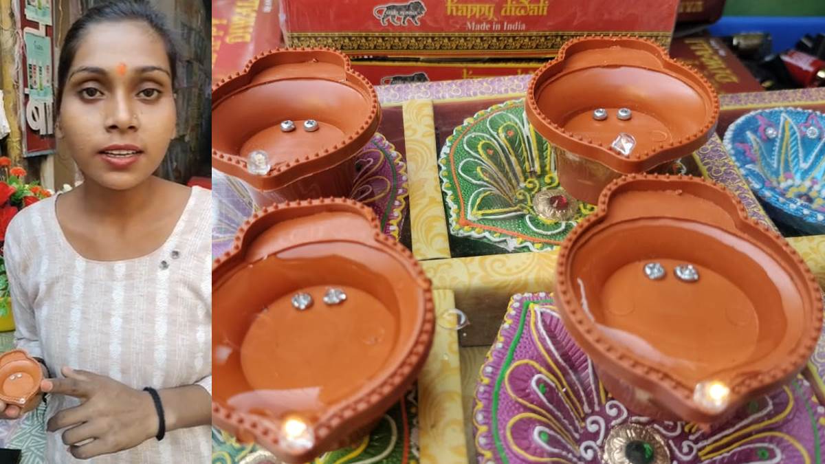 अद्भुत : इस बार दीपावली में पानी से जलने वाला दीया मिल रहा है।