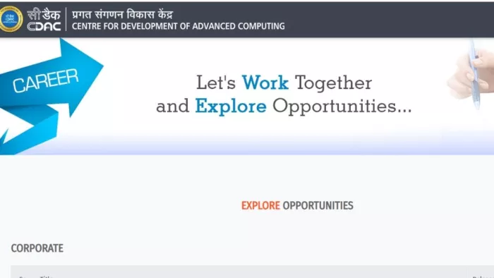 CDAC Recruitment 2023: सीडैक प्रोजेक्ट इंजीनियर भर्ती के लिए आवेन करने की अंतिम तिथि आज है।