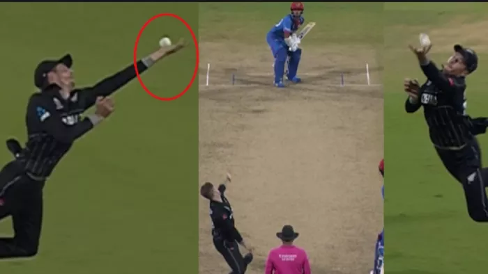 Mitchell Santner Plucks A Blinder: मिचेल सैंटनर ने लपका अद्भुत कैच