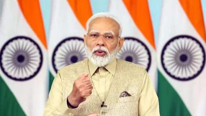 PM मोदी ने फलस्तीन के राष्ट्रपति से की बात (फोटो: एएनआई)
