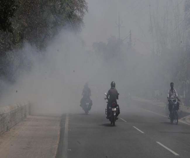 Pollution in Lucknow तेज हवा बनी प्रदूषण की दवा दीवाली के बाद पहली बार