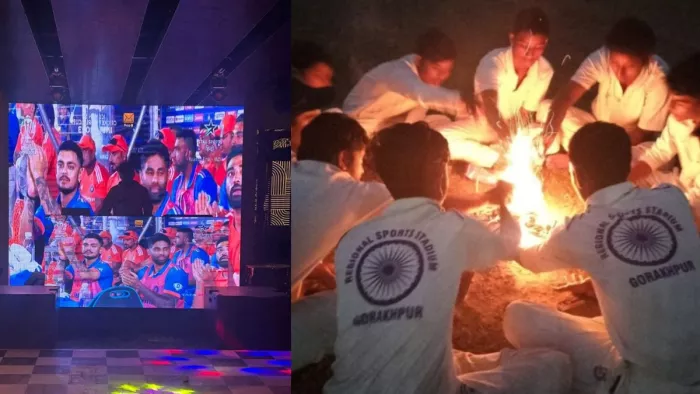 विश्व कप फाइनल में विजय का जश्न मनाने की तैयारी। -जागरण)