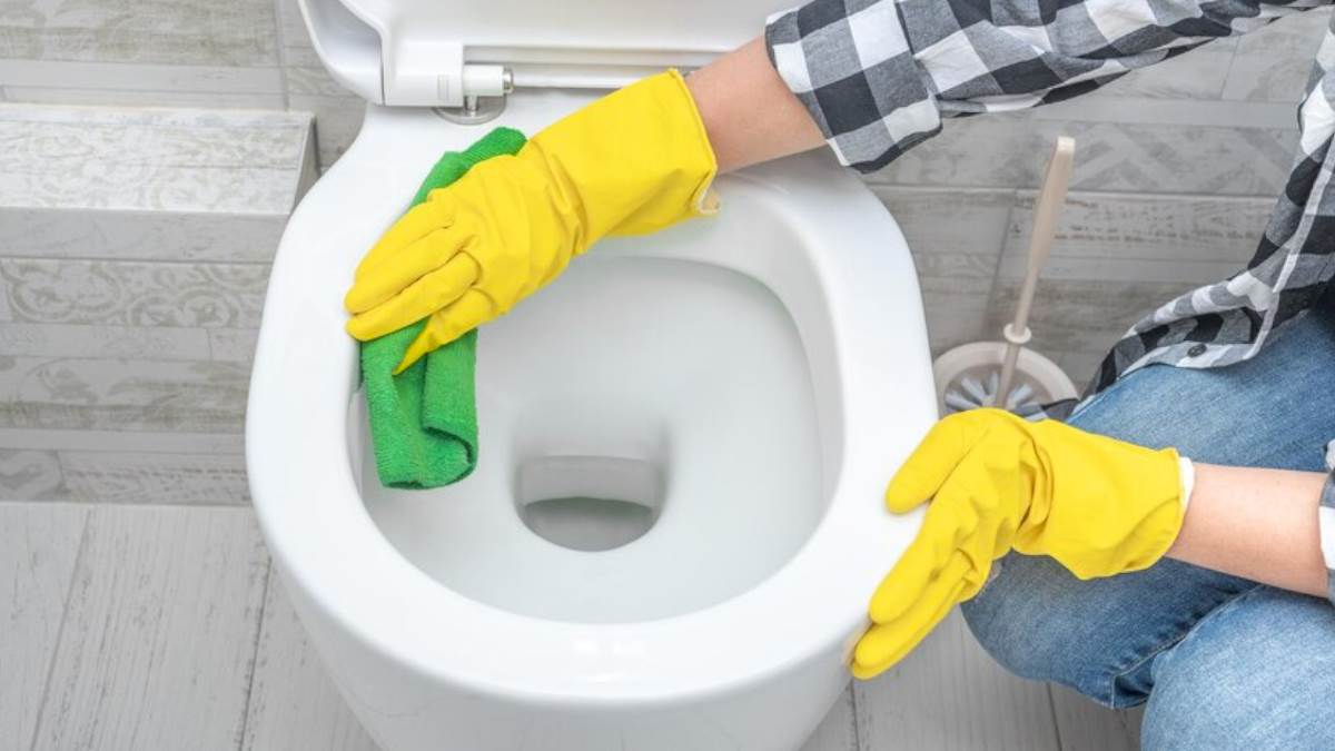 how to clean the toilet and keep it germ free