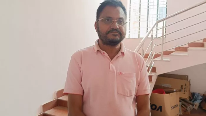 नगर थाना में मंगलवार को दुमका विधानसभा प्रभारी सत्येंद्र कुमार सिंह