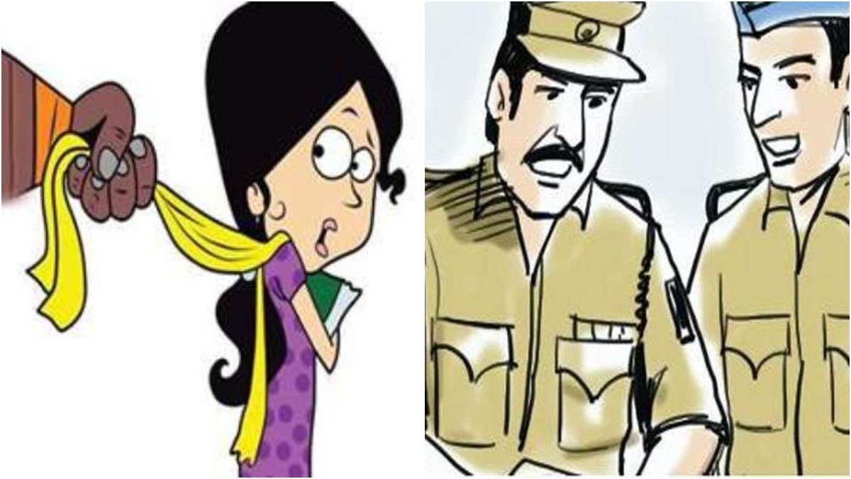 ushait police station constables allegedly demanded rs 10000 to settle a molestation case