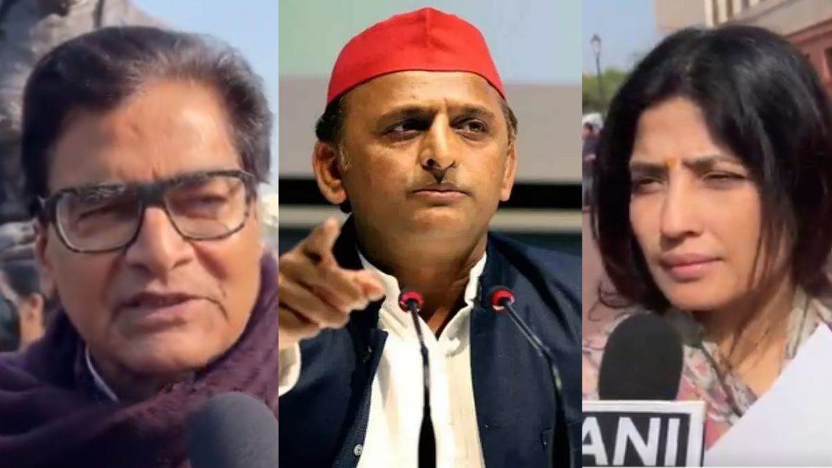 akhilesh yadav reaction on suspension of mps from loksabha dimple yadav and ram gopal yadav also suspended