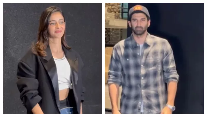 Ananya Pandey and Aditya Roy Kapoor from Kho Gaye Hum Kahan Screening