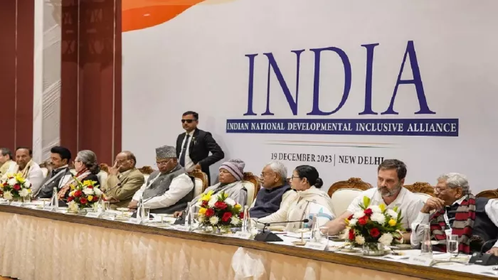I.N.D.I.A Meeting : इंडी गठबंधन की बैठक में सीट शेयरिंग रहा मुख्य मुद्दा, PM उम्मीदवारी को लेकर भी हुई चर्चा