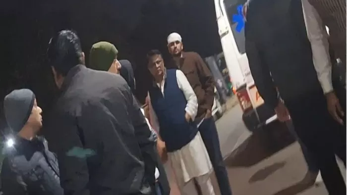 बीजेपी नेता ओमप्रकाश धनखड़ के बेटे पर हमला।