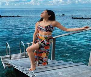 Sara Ali Khan share Maldives vacation photo on instagram, photo source instagram