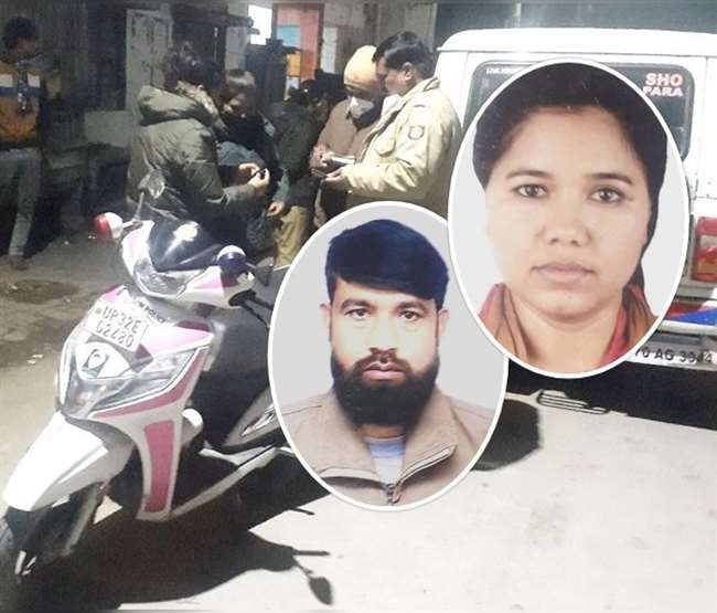 आयुर्वेदिक दवाईयों की सेल्समैन मोहम्मद यासीन ने पत्नी के मुंह पर तकिया लगाकर हत्या कर दी।