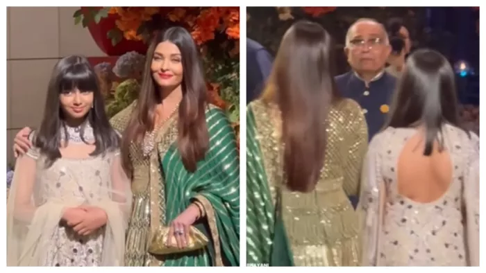 Aaradhya Bachchan trolled for her hairstyle at anant ambani engagement party