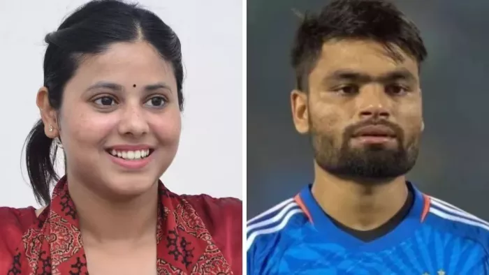 Rinku Singh Priya Saroj: सपा सांसद प्रिया सरोज व क्रिकेटर रिंकू सिंह