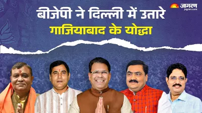 ncr bjp fielded ghaziabad five leaders to campaign in delhi election2025