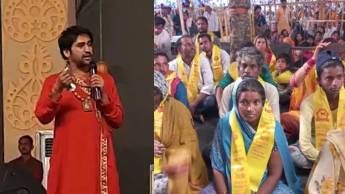 बागेश्वर धाम में 220 लोगों ने सनातन धर्म में वापसी की