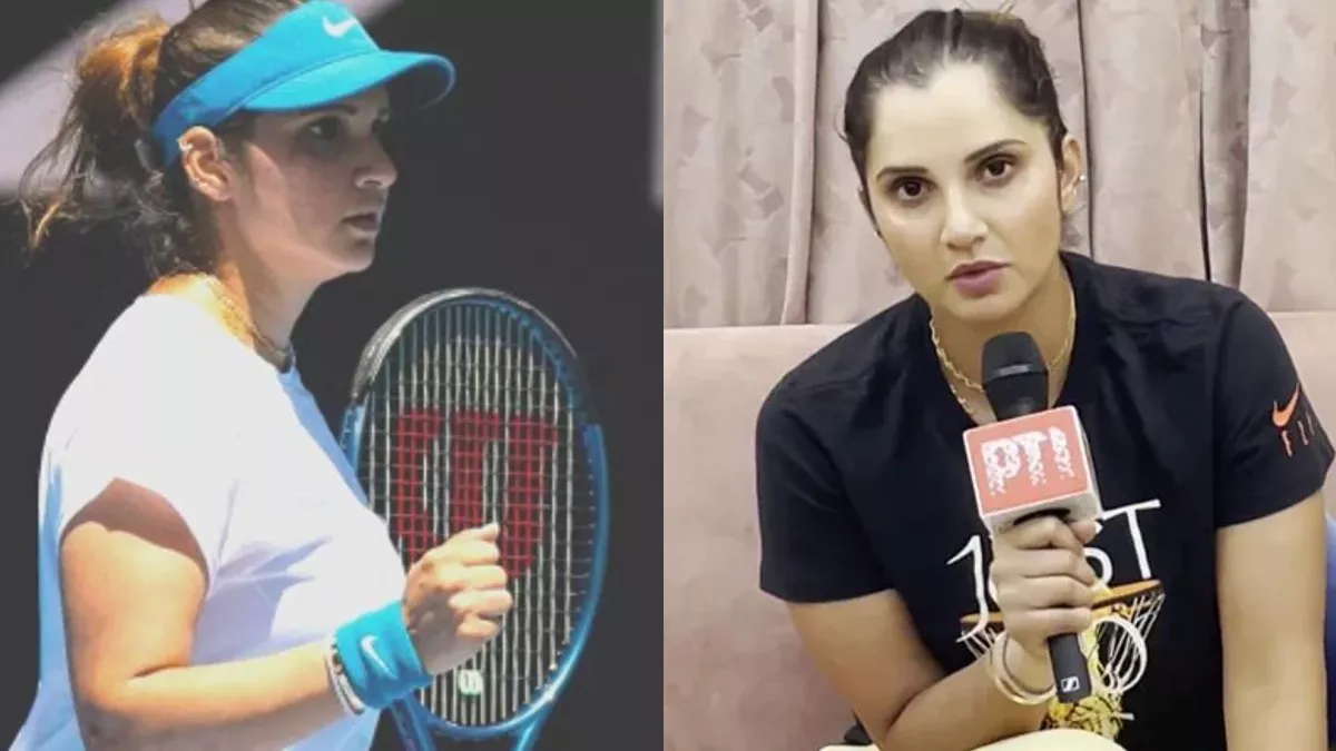 Tennis Player Sania Mirza After Retirement Interview (Photo-design)
