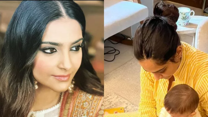 File Photo of Sonam Kapoor with Son Vayu