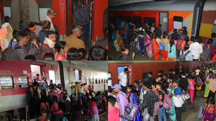 खड़ी थी कुंभ स्पेशल, समय पर सूचना नहीं मिलने से मची भगदड़ (जागरण)