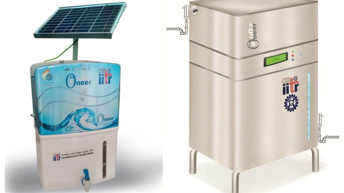 revolutionary water purifier developed by csir iitr eliminates water wastage