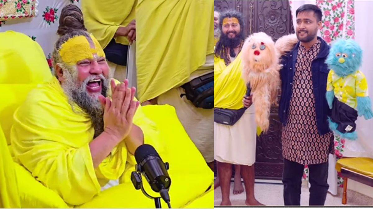 puppets came to meet with sant premanand ji maharaj video of maharaj ji laughing is going viral