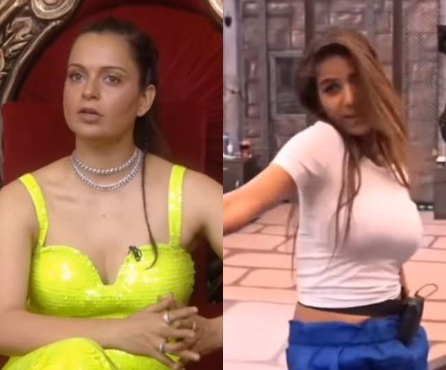 lock upp kangana ranaut gave compliments to poonam pandey for her art of seduction says aapko school chalana chahiye