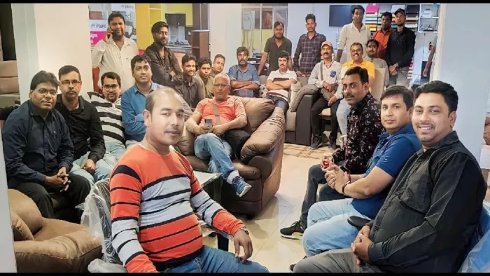 झारखंड इमेजिंग एक्सपो का पोस्टर सरायढेला में लांच