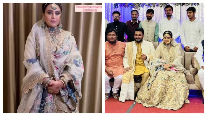 Swara Bhaskar Got Trolled For Wearing Pakistani Designer Lehenga At Her Reception