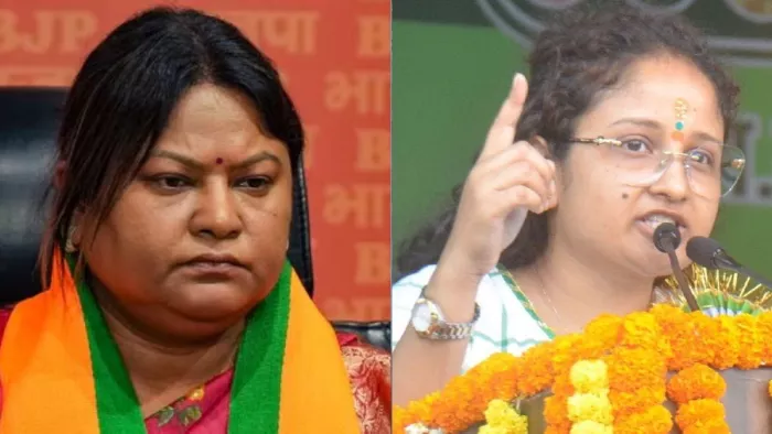 सीता सोरेन और कल्पना सोरेन की फाइल फोटो।